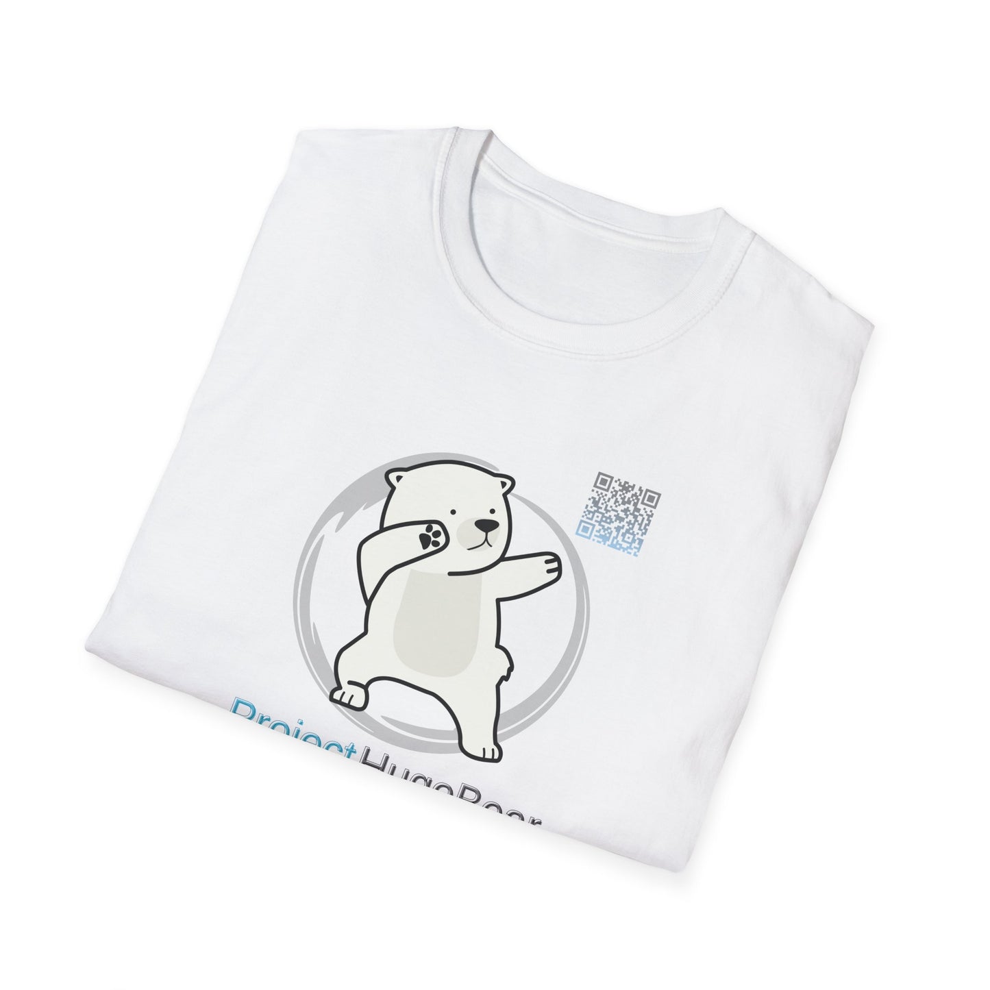 Adult T-Shirt - "Dabbing Polar Bear T-Shirt supporting ProjectHugoBear.com" – Fun & Unique Polar Bear Apparel