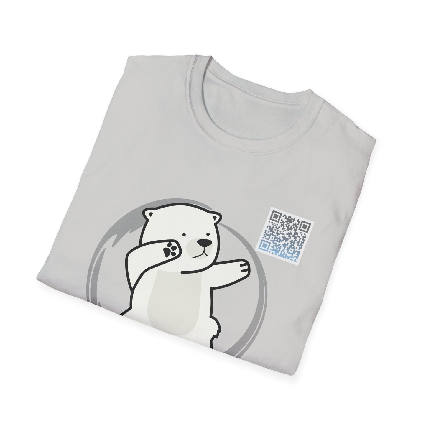 Adult T-Shirt - "Dabbing Polar Bear T-Shirt supporting ProjectHugoBear.com" – Fun & Unique Polar Bear Apparel