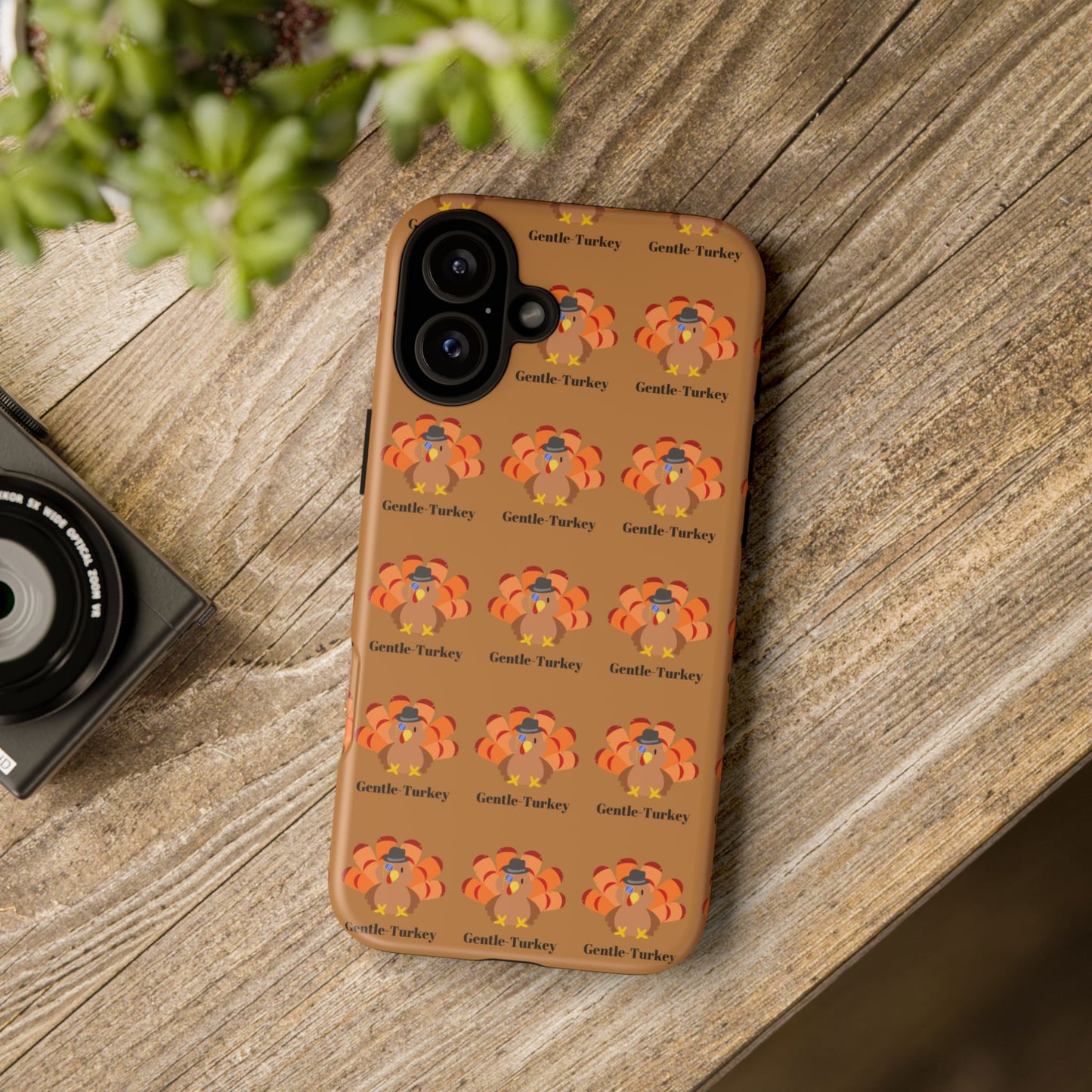 Tough Cases - "The Gentle Turkey" - Funny Thanksgiving Phone Case