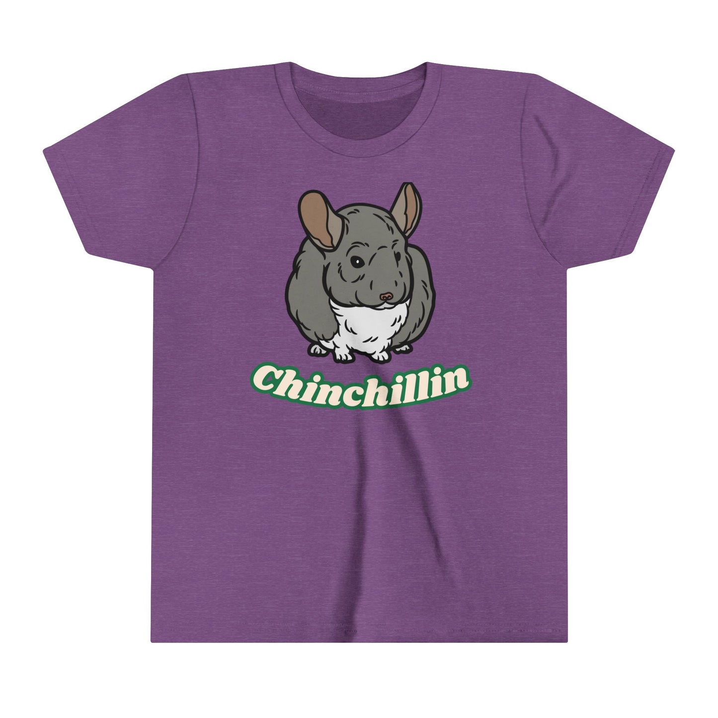 Youth Short Sleeve Tee - Cute & Funny Chinchilla Design