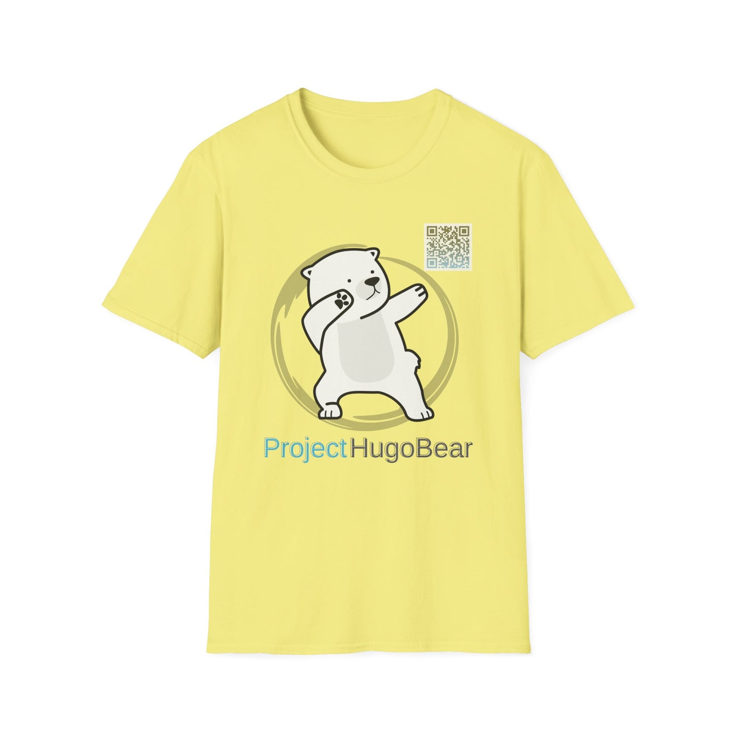 Adult T-Shirt - "Dabbing Polar Bear T-Shirt supporting ProjectHugoBear.com" – Fun & Unique Polar Bear Apparel