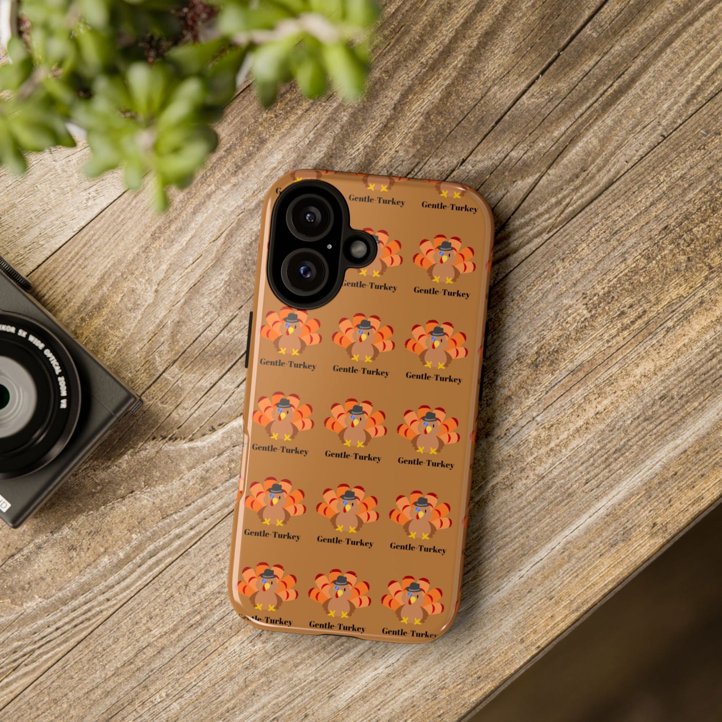 Tough Cases - "The Gentle Turkey" - Funny Thanksgiving Phone Case