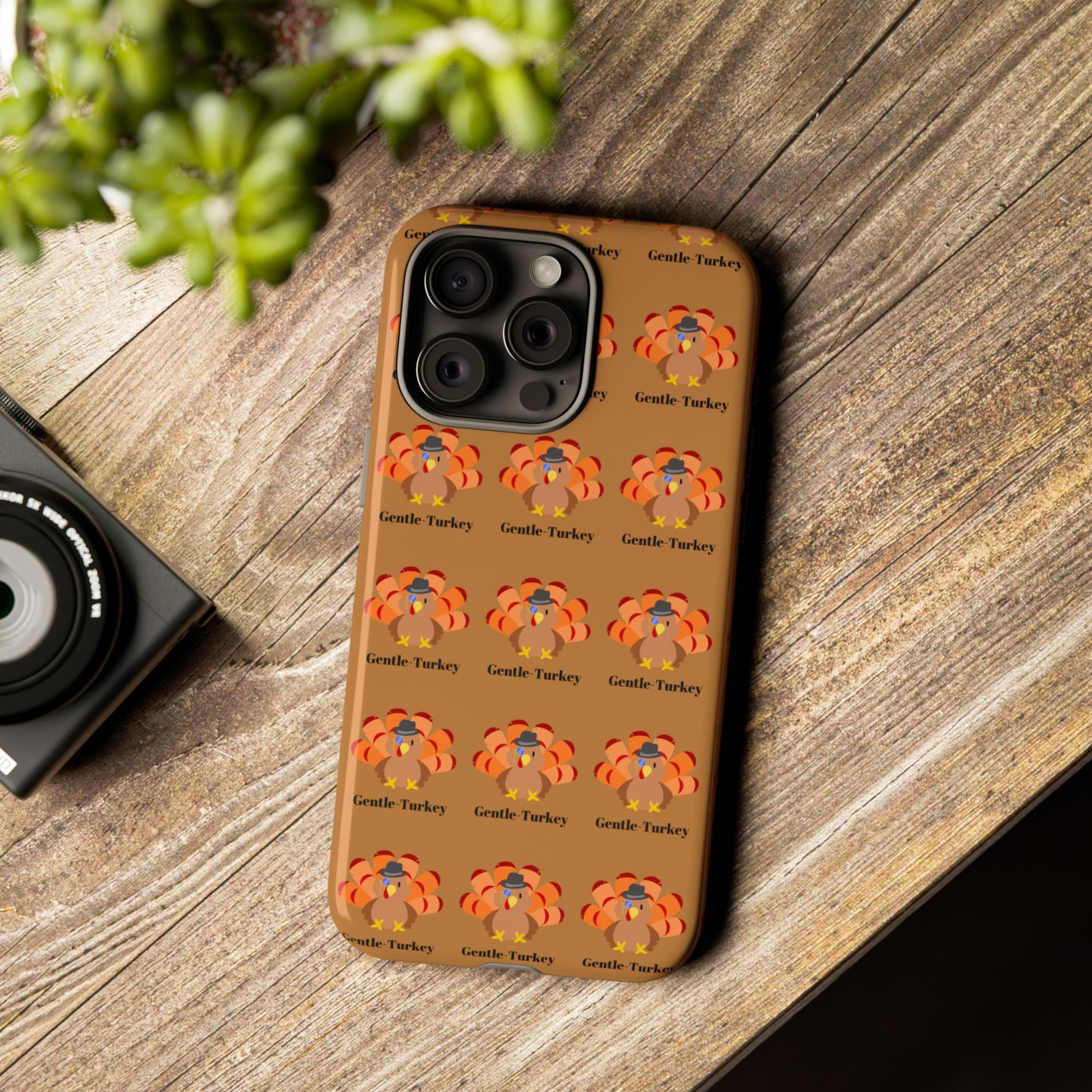 Tough Cases - "The Gentle Turkey" - Funny Thanksgiving Phone Case