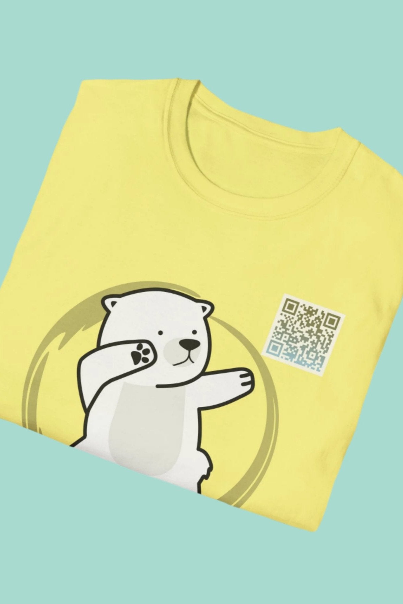 Adult T-Shirt - "Dabbing Polar Bear T-Shirt supporting ProjectHugoBear.com" – Fun & Unique Polar Bear Apparel