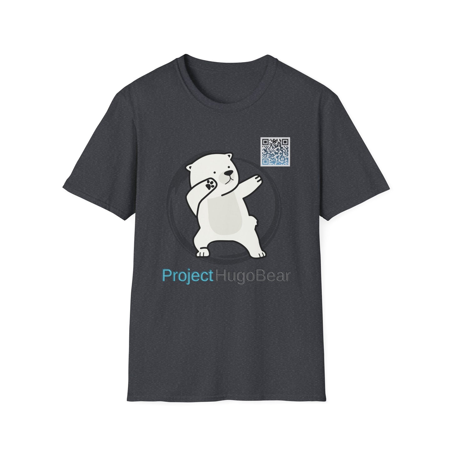 Adult T-Shirt - "Dabbing Polar Bear T-Shirt supporting ProjectHugoBear.com" – Fun & Unique Polar Bear Apparel