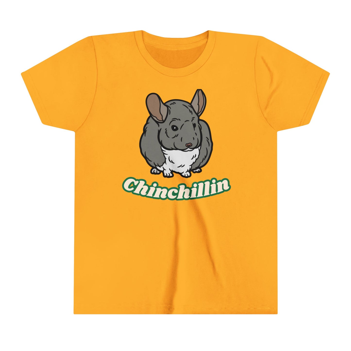 Youth Short Sleeve Tee - Cute & Funny Chinchilla Design