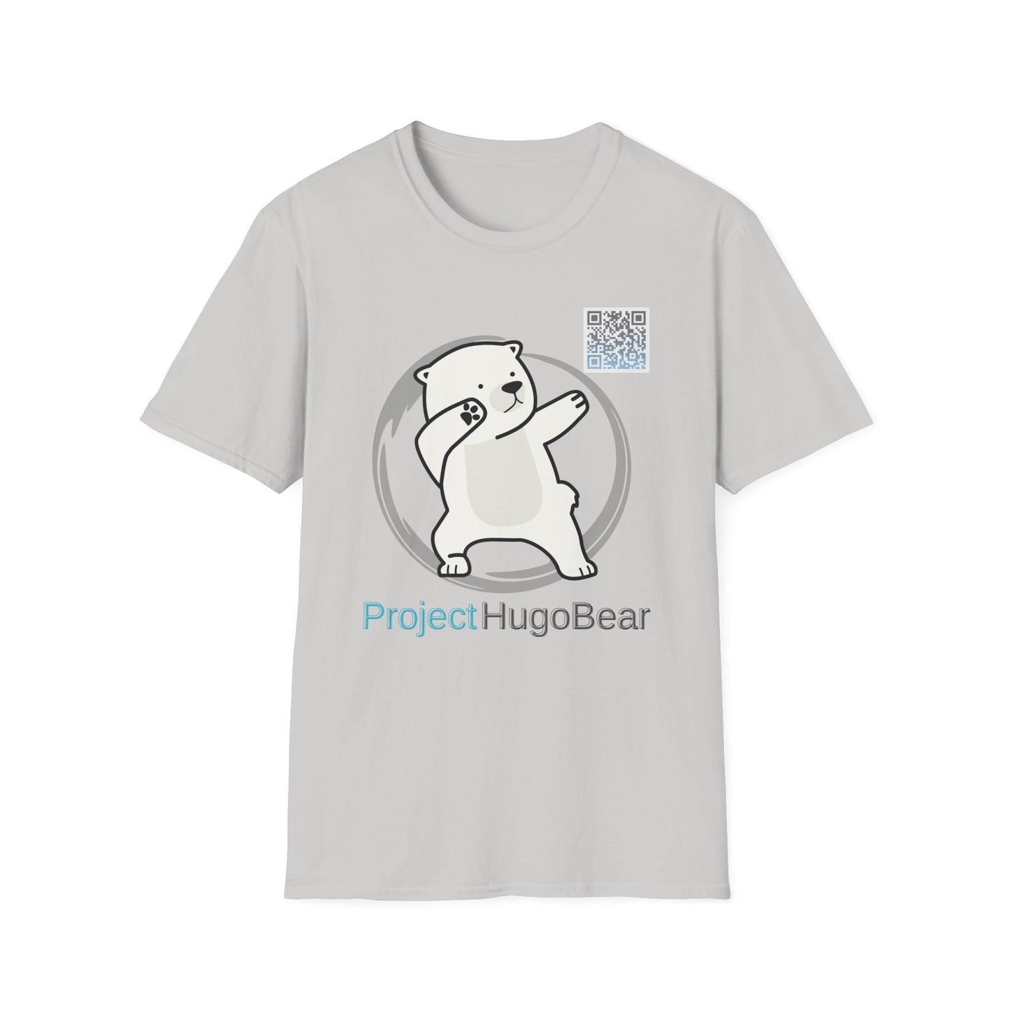 Adult T-Shirt - "Dabbing Polar Bear T-Shirt supporting ProjectHugoBear.com" – Fun & Unique Polar Bear Apparel