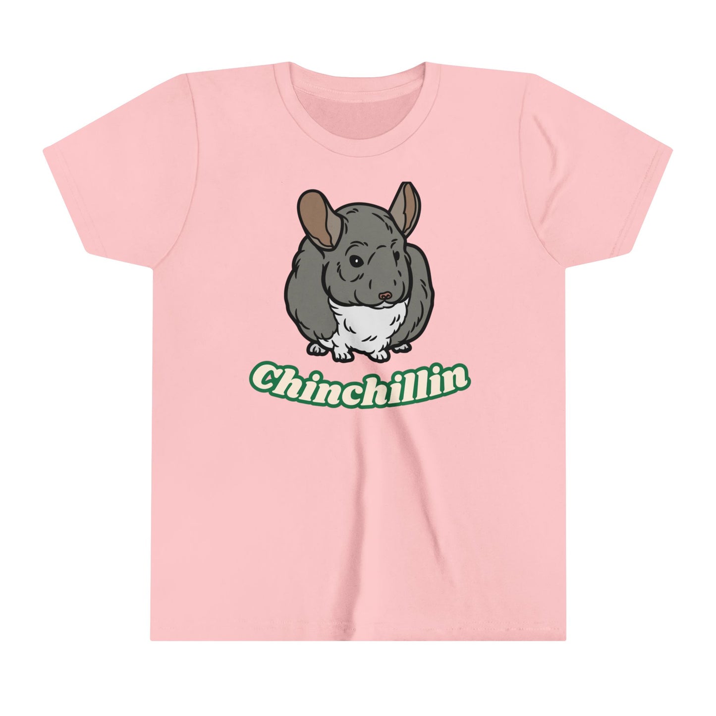 Youth Short Sleeve Tee - Cute & Funny Chinchilla Design