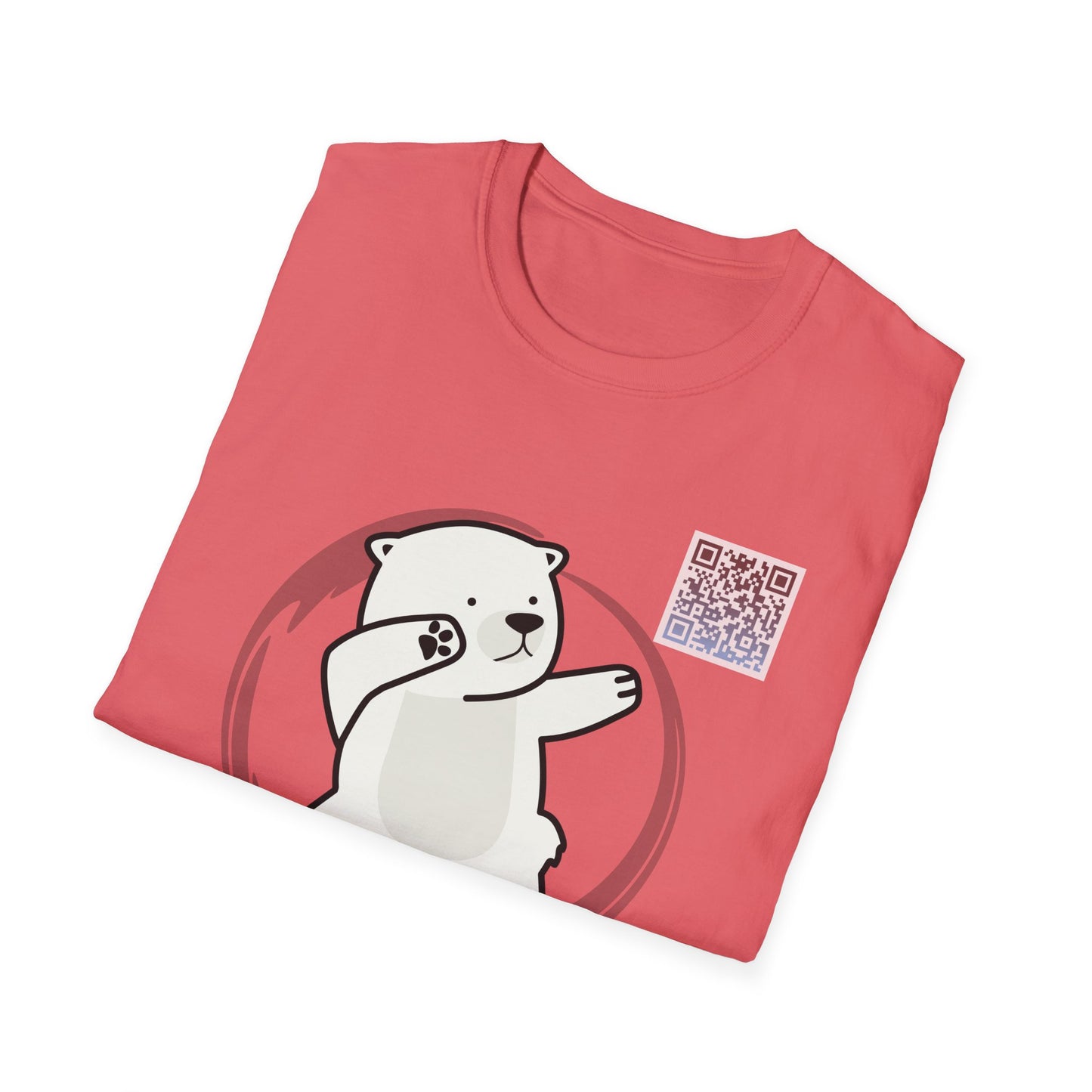 Adult T-Shirt - "Dabbing Polar Bear T-Shirt supporting ProjectHugoBear.com" – Fun & Unique Polar Bear Apparel