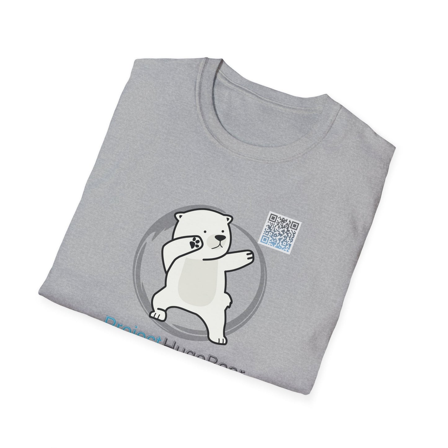 Adult T-Shirt - "Dabbing Polar Bear T-Shirt supporting ProjectHugoBear.com" – Fun & Unique Polar Bear Apparel