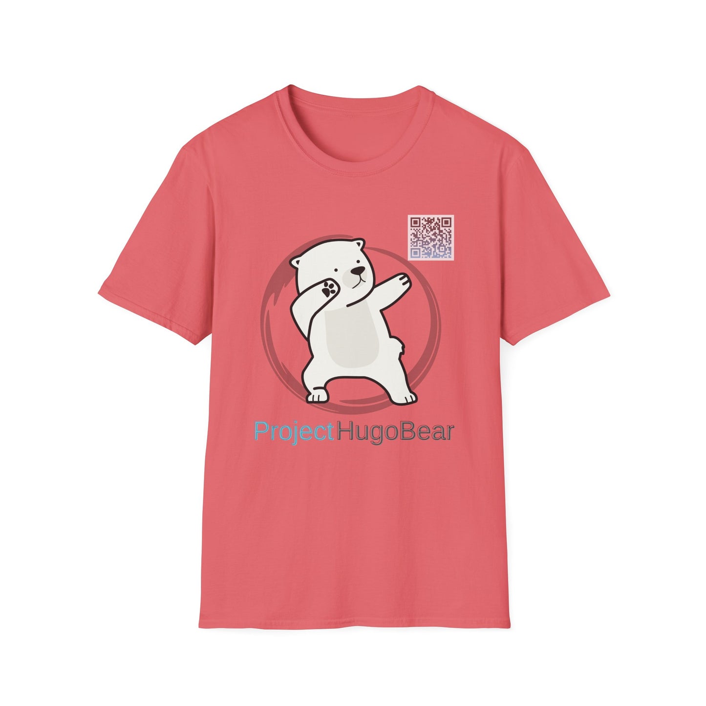 Adult T-Shirt - "Dabbing Polar Bear T-Shirt supporting ProjectHugoBear.com" – Fun & Unique Polar Bear Apparel