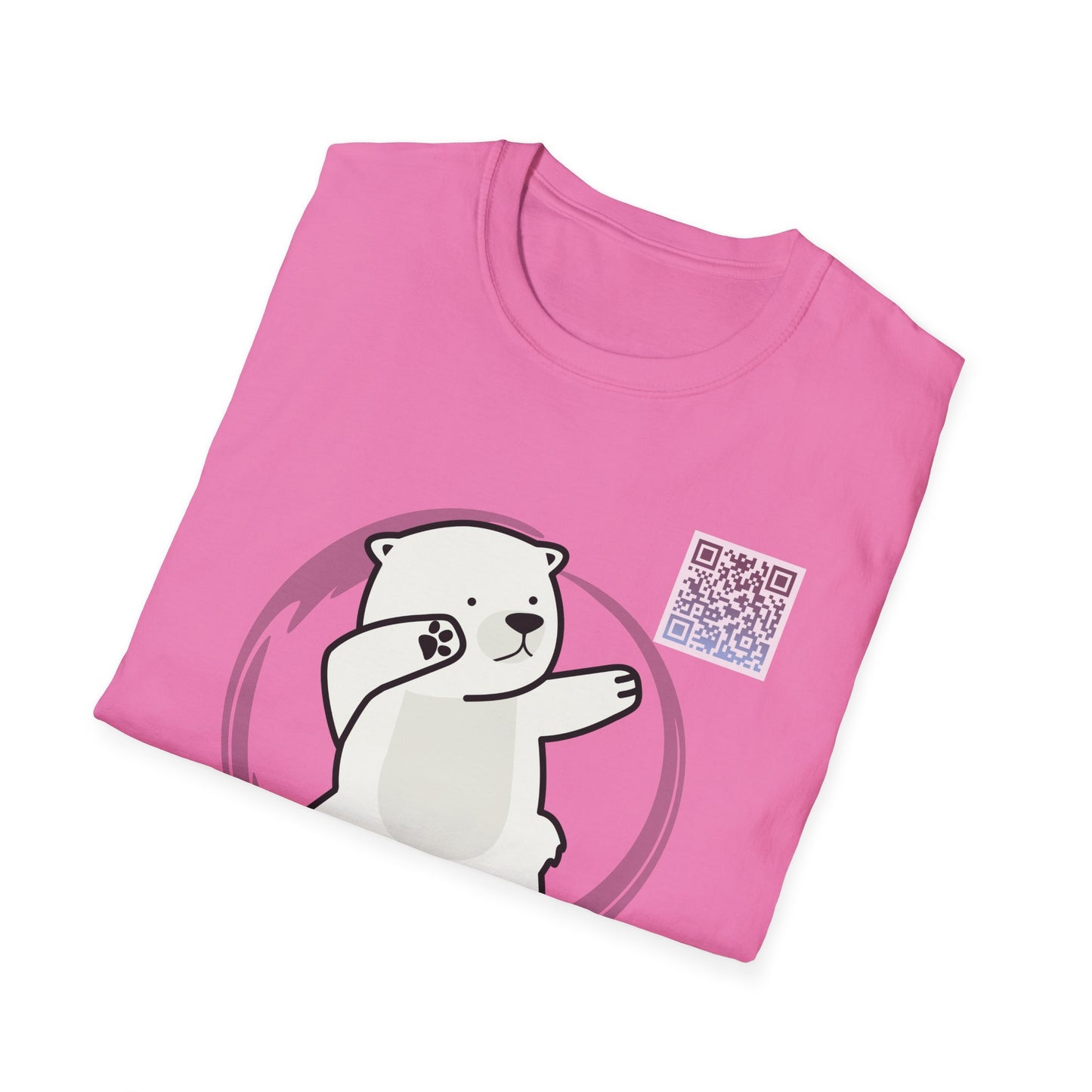 Adult T-Shirt - "Dabbing Polar Bear T-Shirt supporting ProjectHugoBear.com" – Fun & Unique Polar Bear Apparel