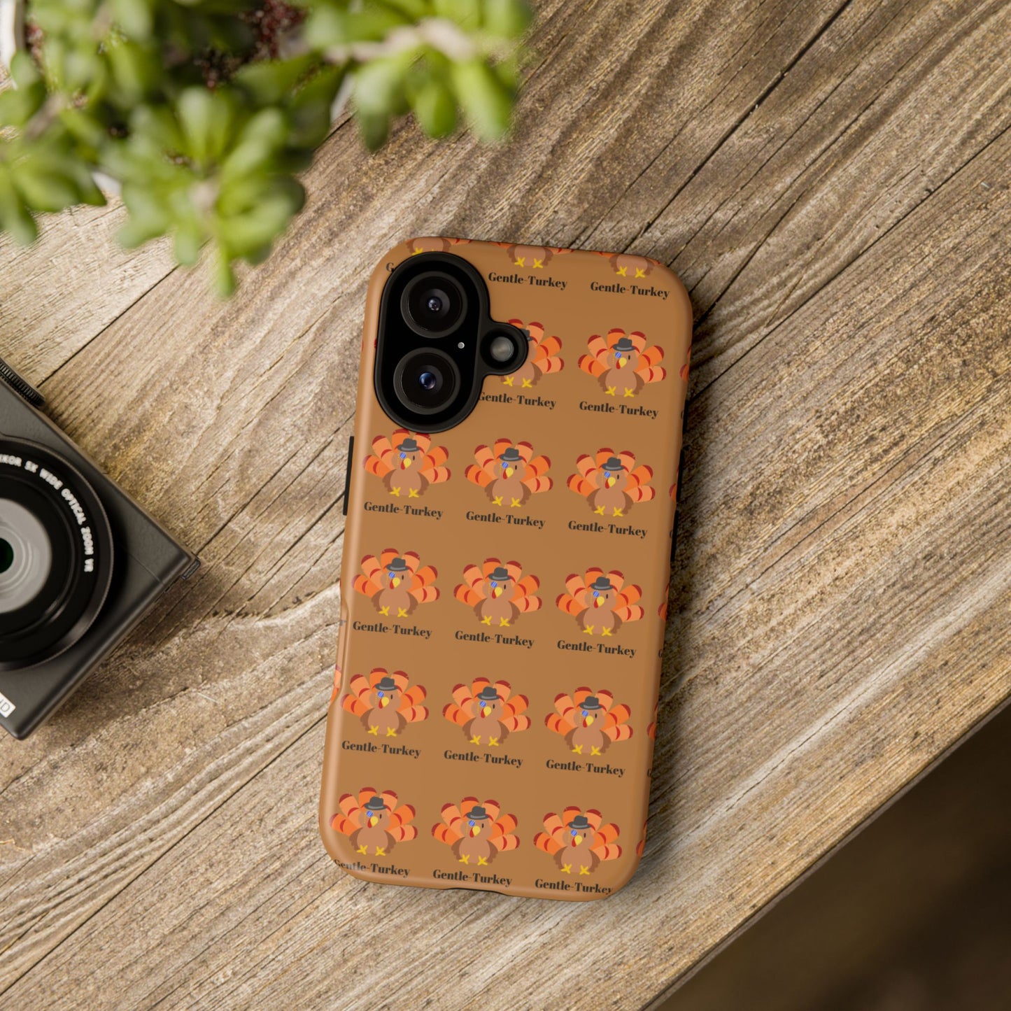 Tough Cases - "The Gentle Turkey" - Funny Thanksgiving Phone Case