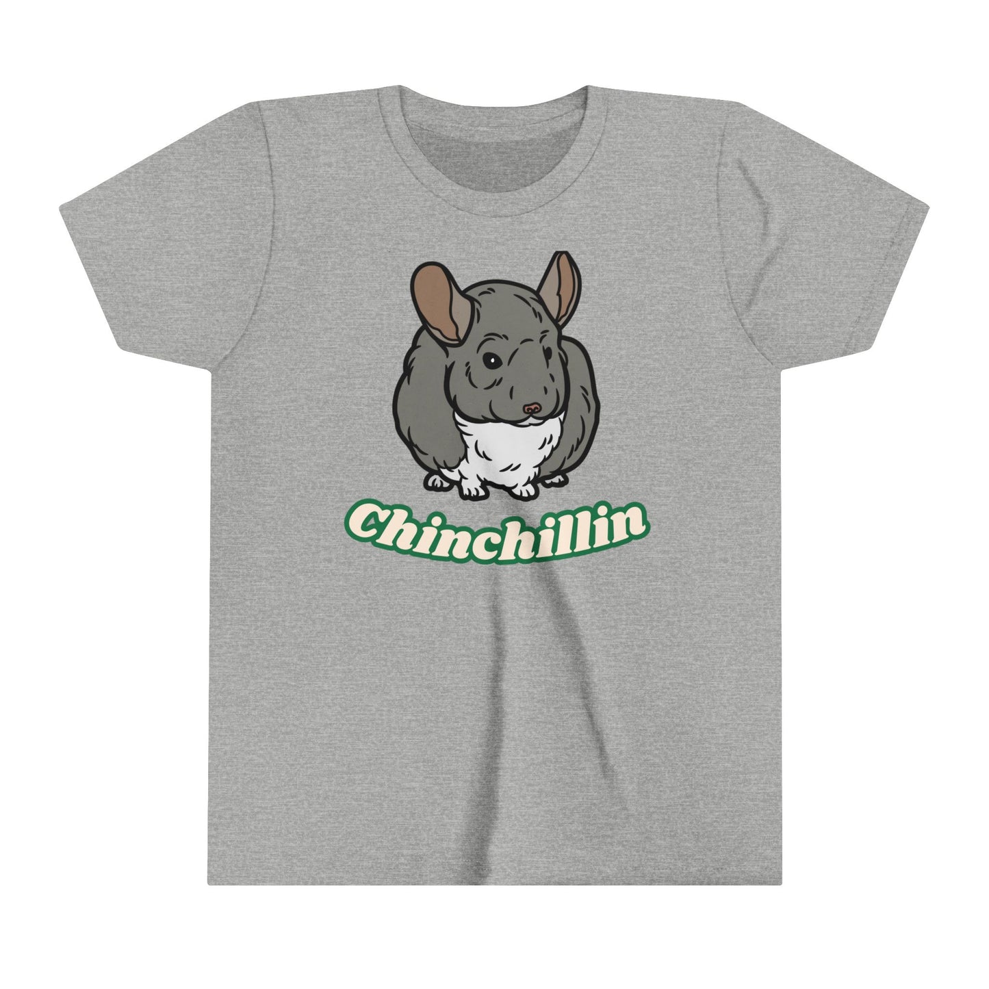 Youth Short Sleeve Tee - Cute & Funny Chinchilla Design