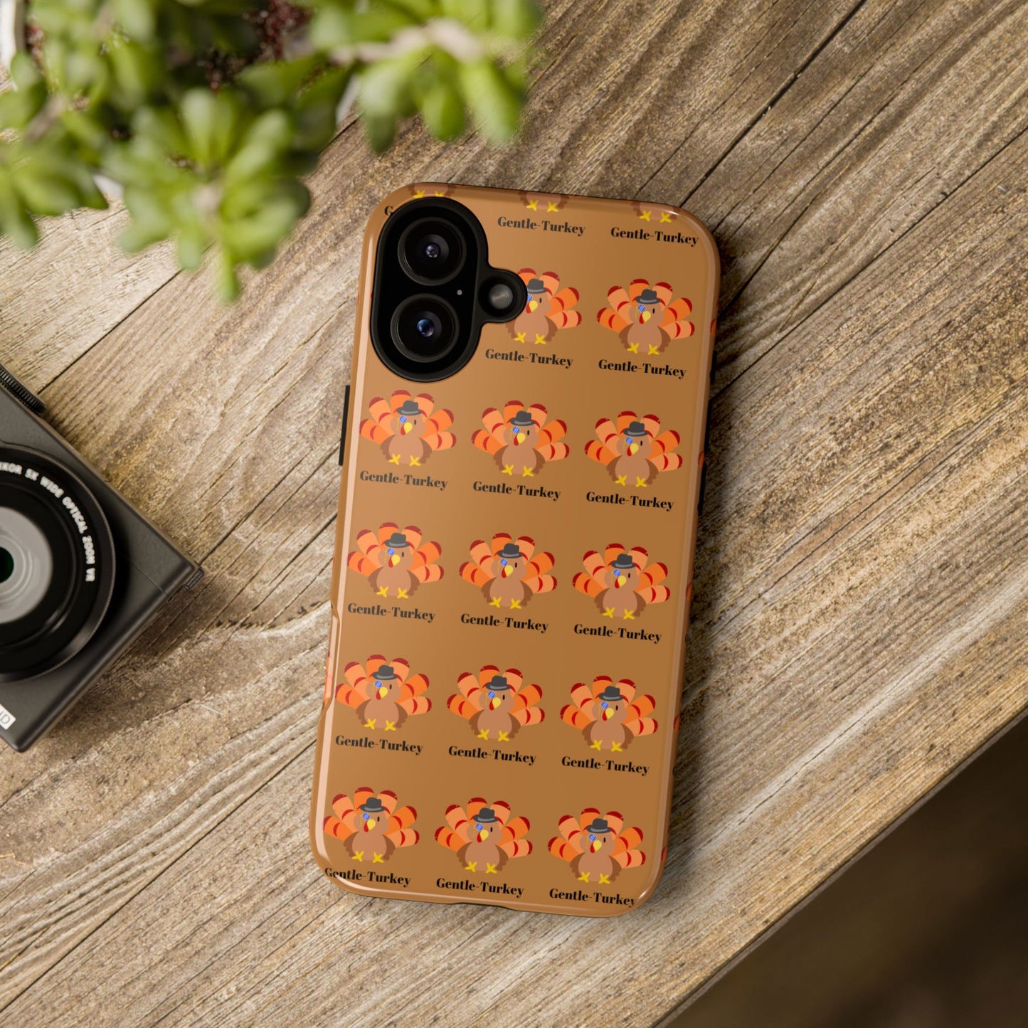 Tough Cases - "The Gentle Turkey" - Funny Thanksgiving Phone Case