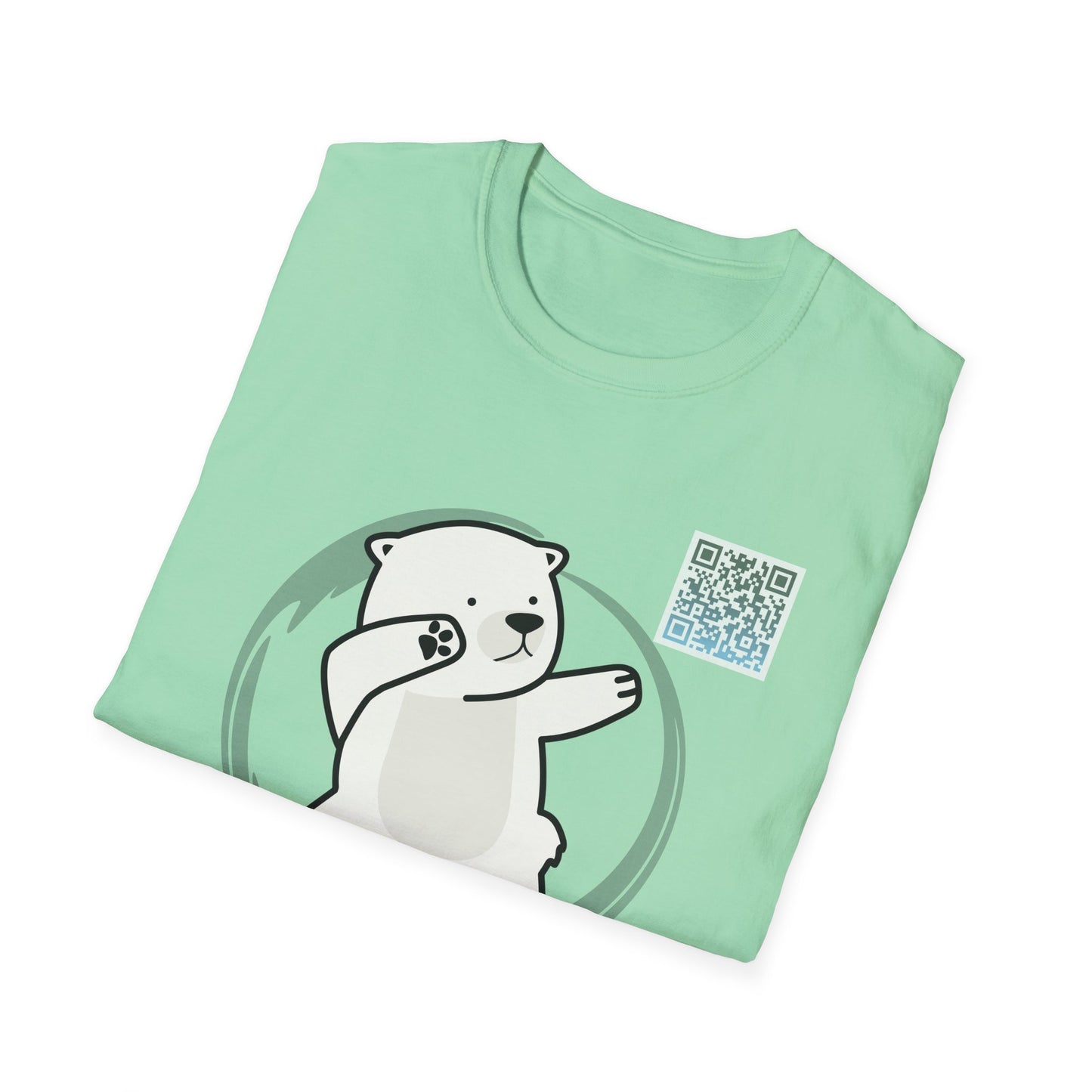 Adult T-Shirt - "Dabbing Polar Bear T-Shirt supporting ProjectHugoBear.com" – Fun & Unique Polar Bear Apparel