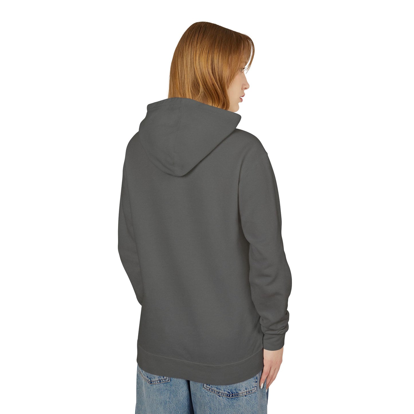 Unisex Lightweight Hooded Sweatshirt - "Sleepy Polar Bear Monday" - Fun Comfort Hoodie