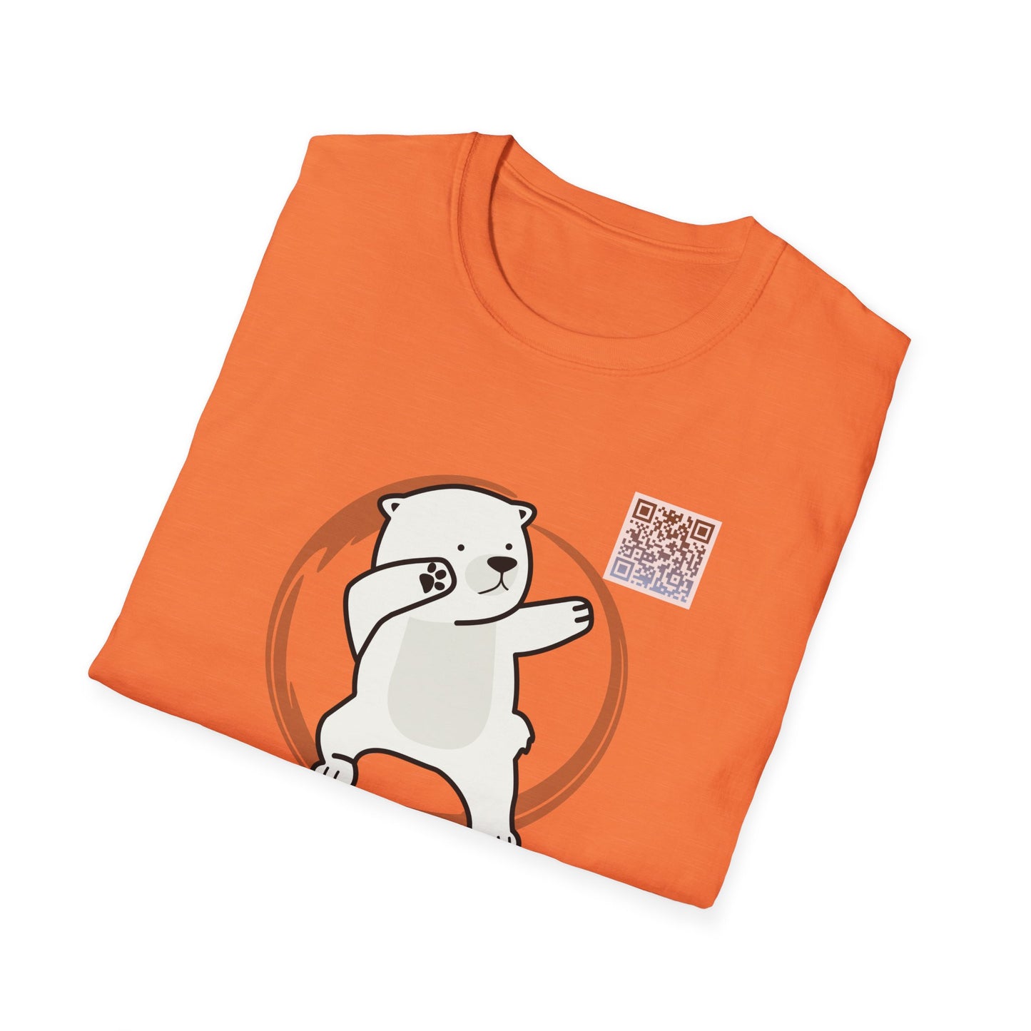 Adult T-Shirt - "Dabbing Polar Bear T-Shirt supporting ProjectHugoBear.com" – Fun & Unique Polar Bear Apparel