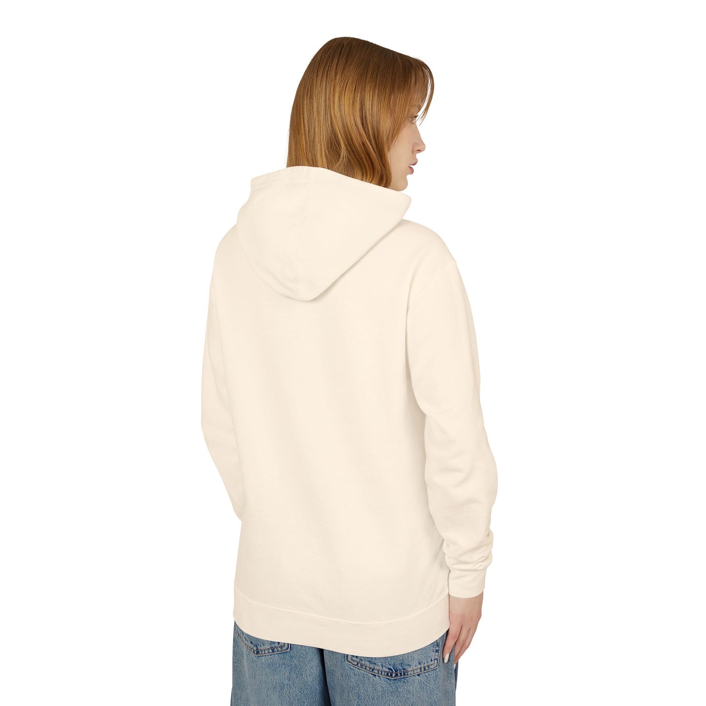 Unisex Lightweight Hooded Sweatshirt - "Sleepy Polar Bear Monday" - Fun Comfort Hoodie