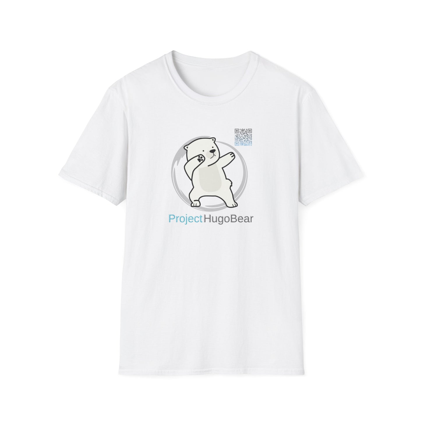 Adult T-Shirt - "Dabbing Polar Bear T-Shirt supporting ProjectHugoBear.com" – Fun & Unique Polar Bear Apparel