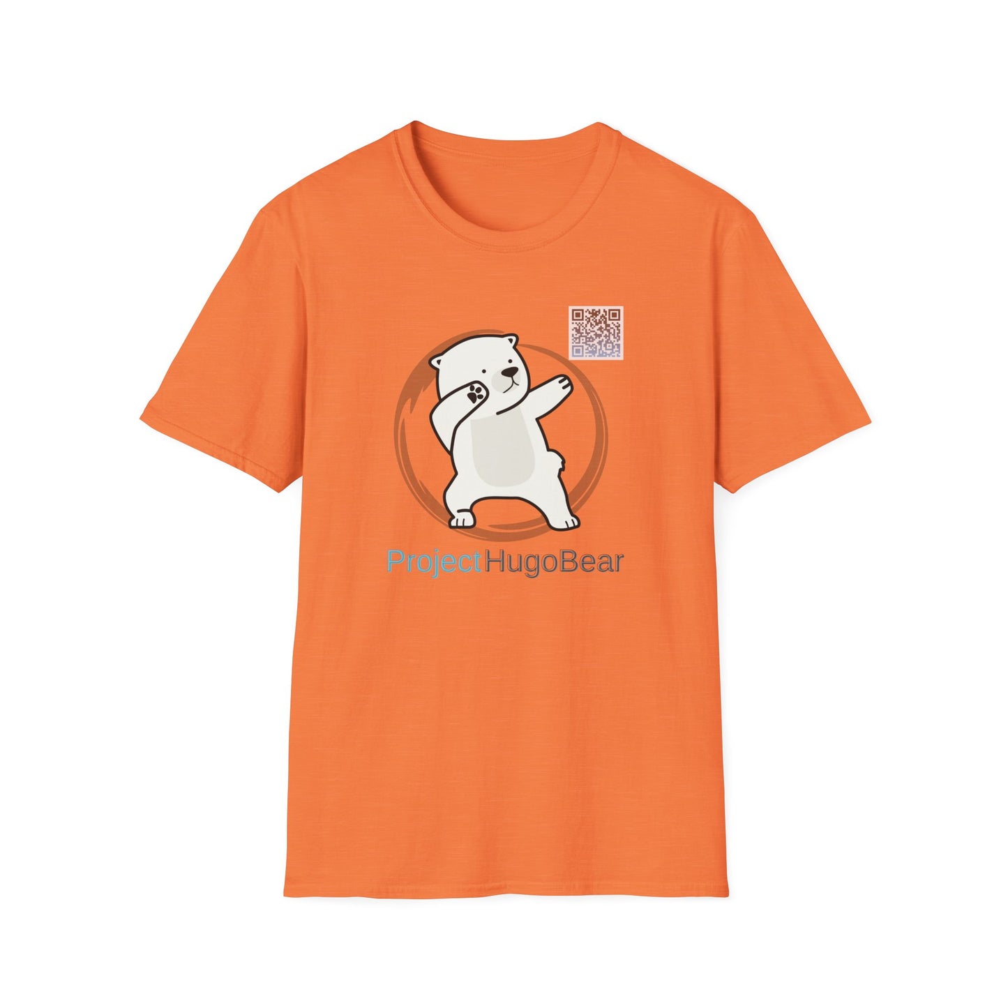 Adult T-Shirt - "Dabbing Polar Bear T-Shirt supporting ProjectHugoBear.com" – Fun & Unique Polar Bear Apparel