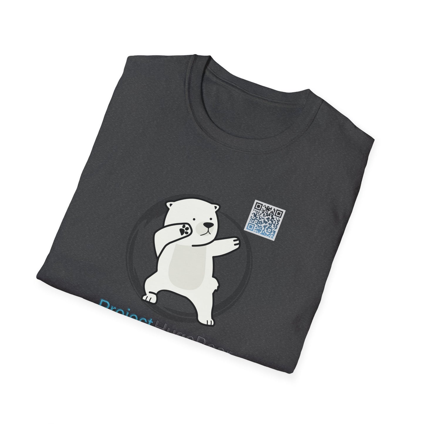 Adult T-Shirt - "Dabbing Polar Bear T-Shirt supporting ProjectHugoBear.com" – Fun & Unique Polar Bear Apparel