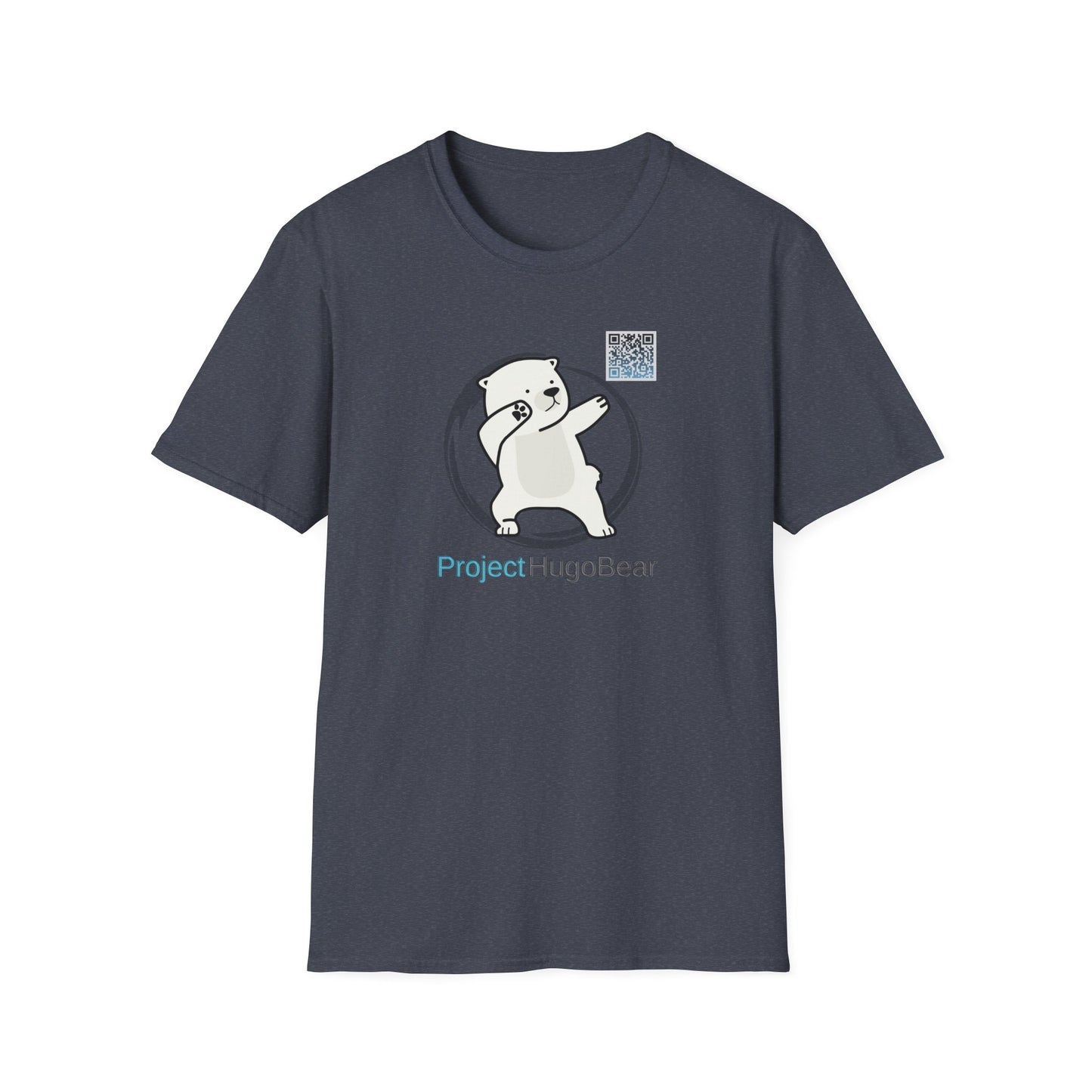 Adult T-Shirt - "Dabbing Polar Bear T-Shirt supporting ProjectHugoBear.com" – Fun & Unique Polar Bear Apparel