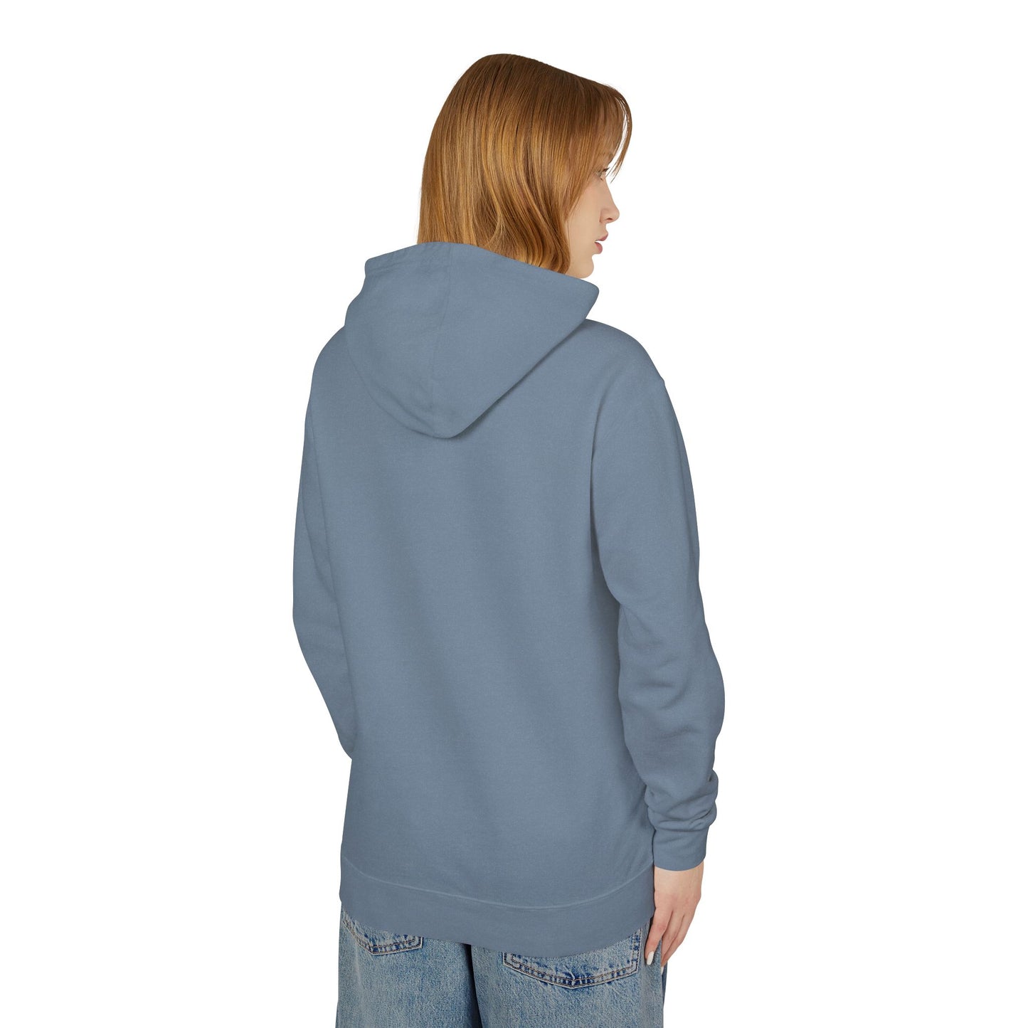 Unisex Lightweight Hooded Sweatshirt - "Sleepy Polar Bear Monday" - Fun Comfort Hoodie