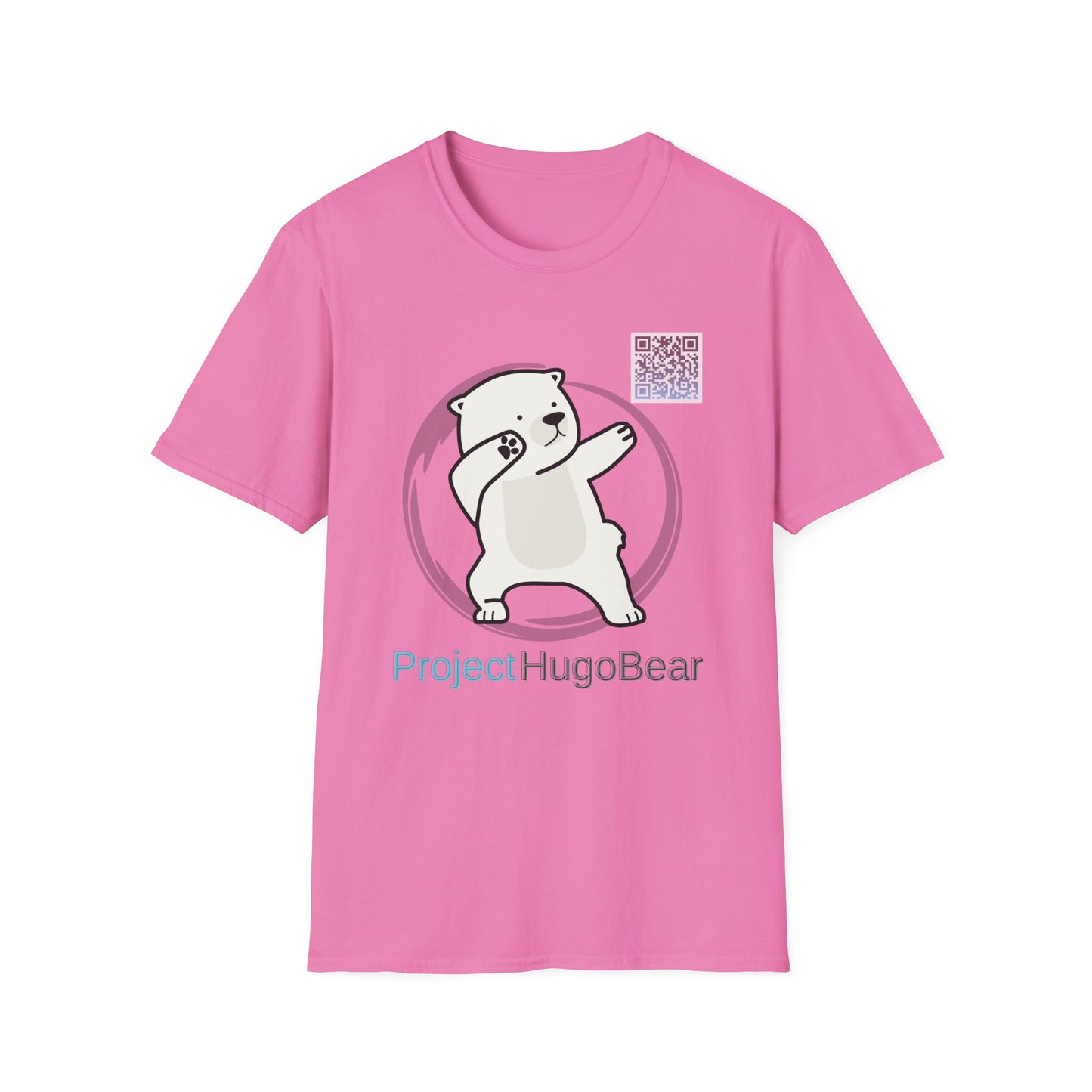 Adult T-Shirt - "Dabbing Polar Bear T-Shirt supporting ProjectHugoBear.com" – Fun & Unique Polar Bear Apparel