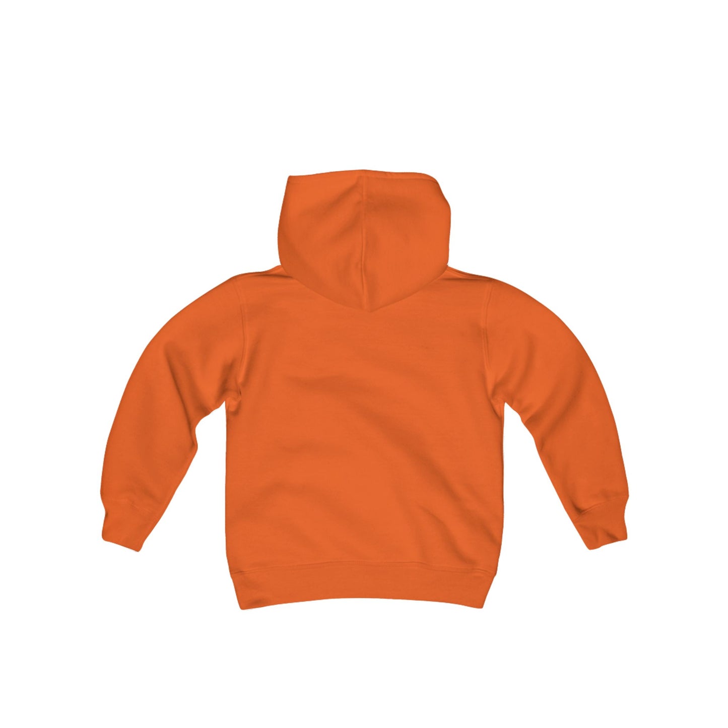 Youth Heavy Blend Hooded Sweatshirt -"DIBS On The Hot Cocoa" - Gingerbread Cocoa Cravings Edition