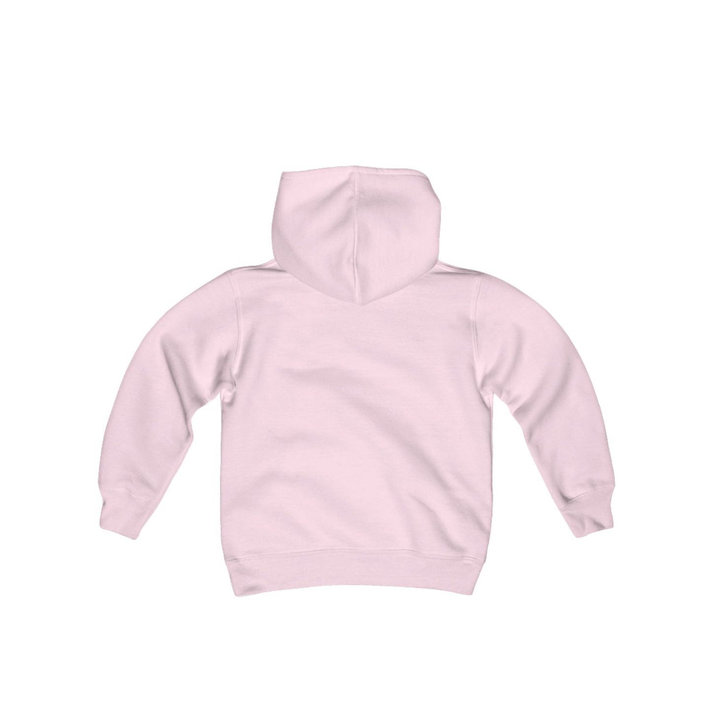 Youth Heavy Blend Hooded Sweatshirt -"DIBS On The Hot Cocoa" - Gingerbread Cocoa Cravings Edition