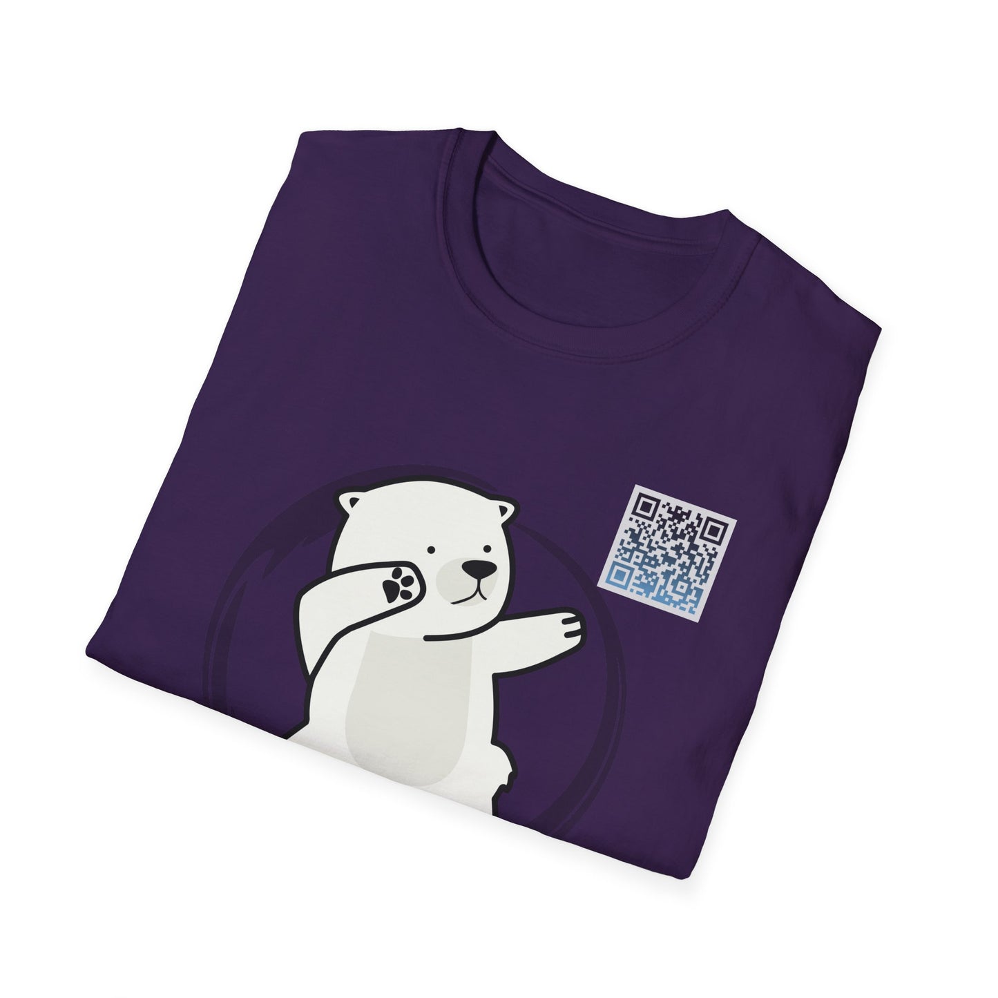 Adult T-Shirt - "Dabbing Polar Bear T-Shirt supporting ProjectHugoBear.com" – Fun & Unique Polar Bear Apparel