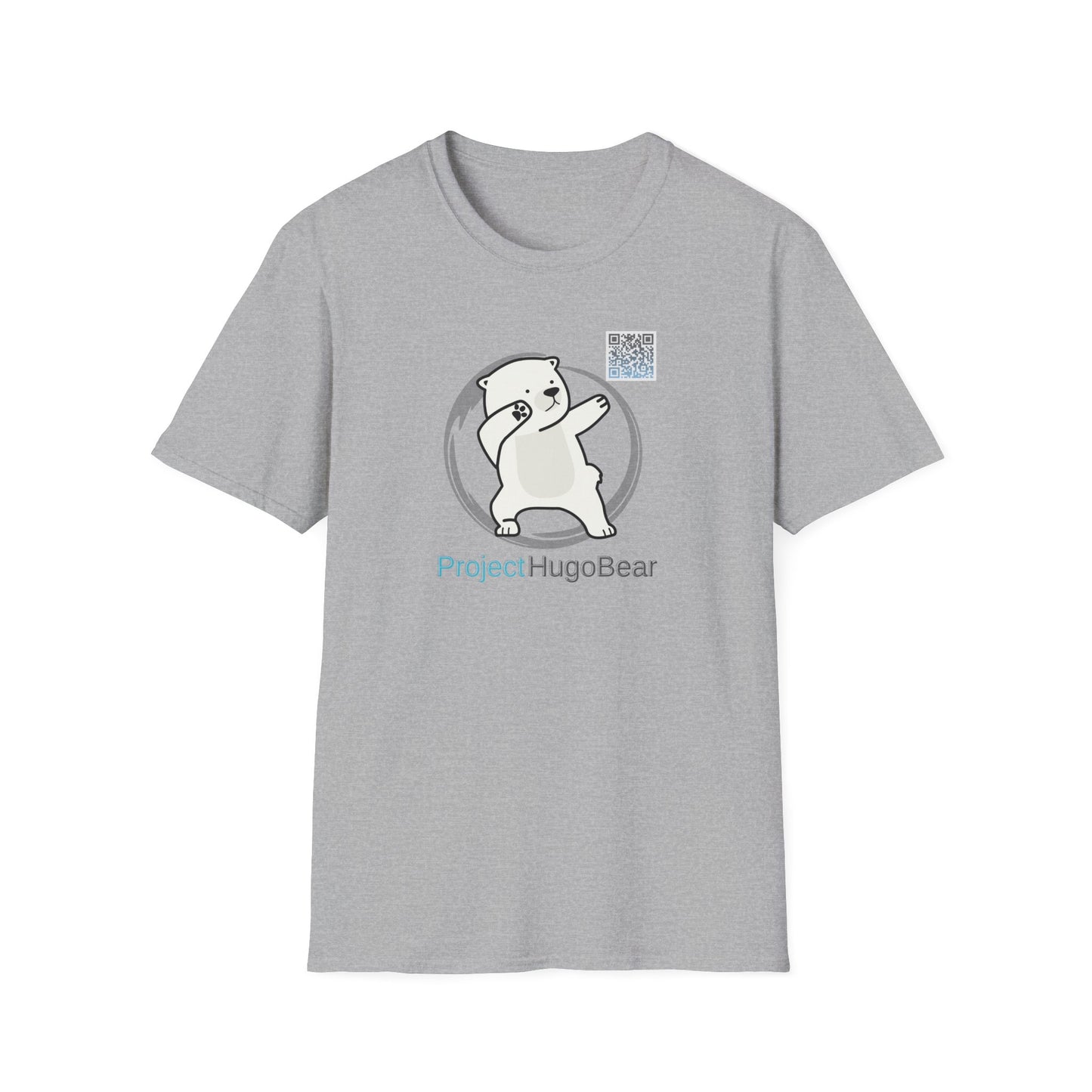 Adult T-Shirt - "Dabbing Polar Bear T-Shirt supporting ProjectHugoBear.com" – Fun & Unique Polar Bear Apparel