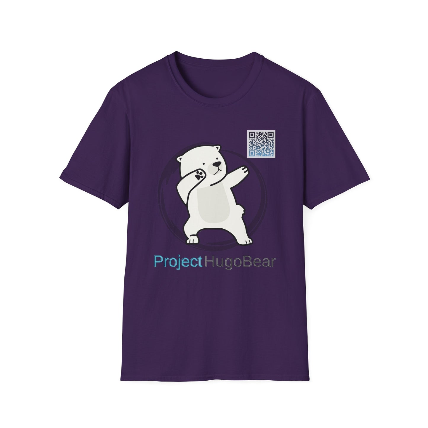 Adult T-Shirt - "Dabbing Polar Bear T-Shirt supporting ProjectHugoBear.com" – Fun & Unique Polar Bear Apparel